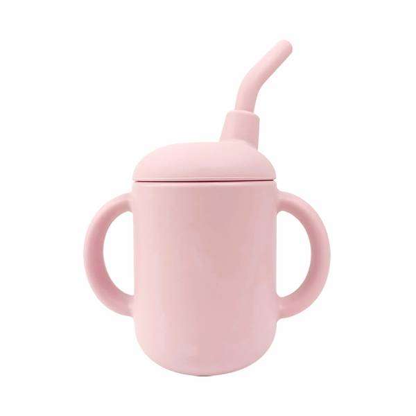 Детский силиконовый поильник-непроливайка Арт. GLS4018 6#Hot Pink