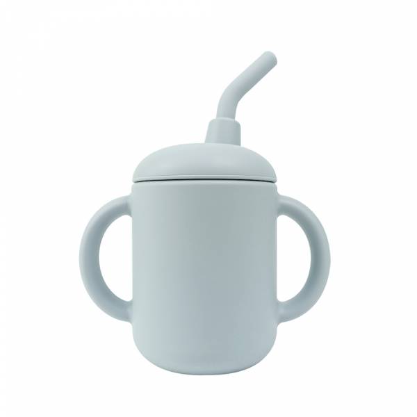 Детский силиконовый поильник-непроливайка Арт. GLS4018 8#Light Grey