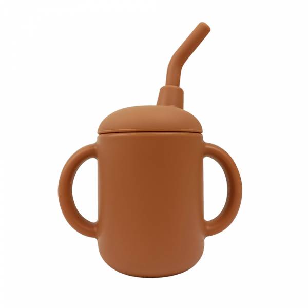 Детский силиконовый поильник-непроливайка Арт. GLS4018 12#pumpkin