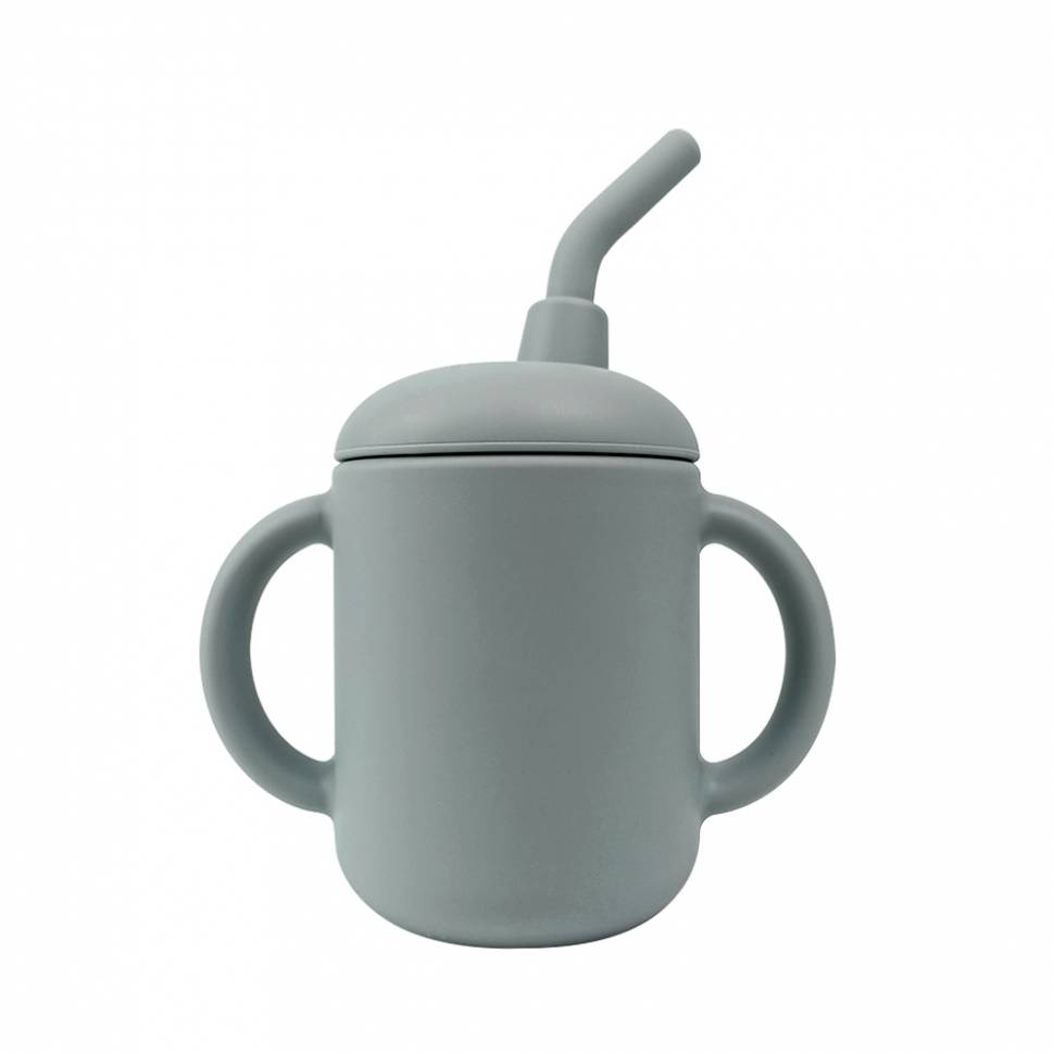 Детский силиконовый поильник-непроливайка Арт. GLS4018 17#Pepple